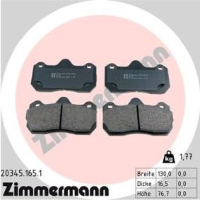 Bremsbeläge von ZIMMERMANN