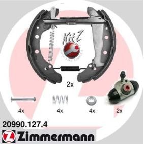 Comprar Kit frenos, disco de tambor de ZIMMERMANN 20990.127.4 a bajo precio de 95,12 €