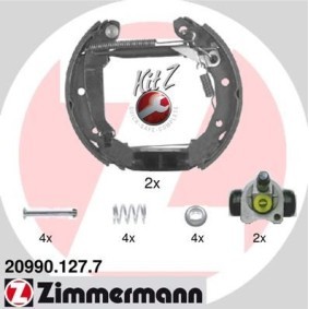 Comprar Kit frenos, disco de tambor de ZIMMERMANN 20990.127.7 a bajo precio de 267,66 €