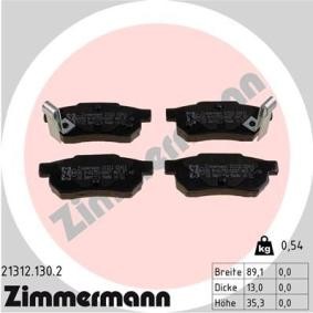 Comprar Juego de pastillas de freno de ZIMMERMANN 21312.130.2 a bajo precio de 19,72 €