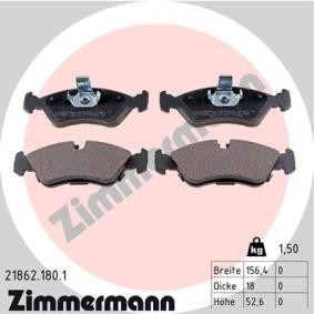 Comprar Juego de pastillas de freno de ZIMMERMANN 21862.180.1 a bajo precio de 30,69 €