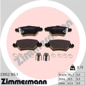 Comprar Juego de pastillas de freno de ZIMMERMANN 23052.165.1 a bajo precio de 35,87 €