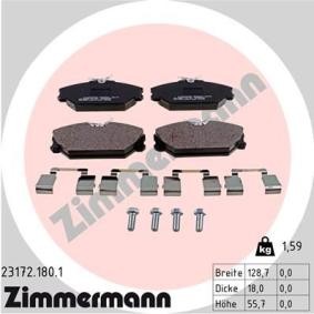 Comprar Juego de pastillas de freno de ZIMMERMANN 23172.180.1 a bajo precio de 39,58 €
