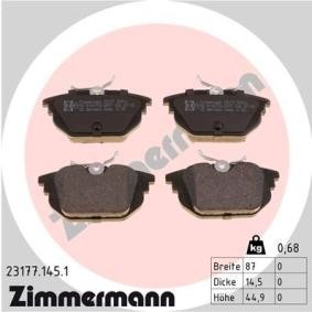 Köp Bromsbelägg av ZIMMERMANN 23177.145.1 till det låga priset 340,93 kr