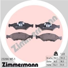 Comprar Juego de pastillas de freno de ZIMMERMANN 23200.185.1 a bajo precio de 57,01 €