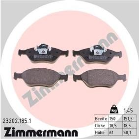 Comprar Juego de pastillas de freno de ZIMMERMANN 23202.185.1 a bajo precio de 35,13 €