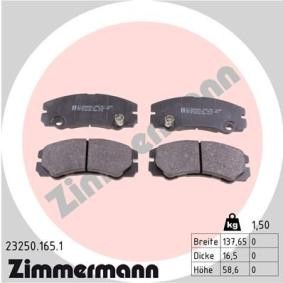 Acquista Kit pastiglie freni da ZIMMERMANN 23250.165.1 a buon mercato per soli 51,38 €