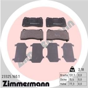 Köp Bromsbelägg av ZIMMERMANN 23325.160.1 till det låga priset 741,10 kr