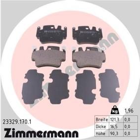 Köp Bromsbelägg av ZIMMERMANN 23329.170.1 till det låga priset 1124,87 kr