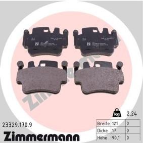 Köp Bromsbelägg av ZIMMERMANN 23329.170.9 till det låga priset 1895,95 kr