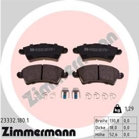 Comprar Juego de pastillas de freno de ZIMMERMANN 23332.180.1 a bajo precio de 36,88 €