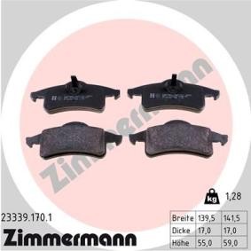 Comprar Juego de pastillas de freno de ZIMMERMANN 23339.170.1 a bajo precio de 47,23 €