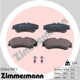 Comprar Juego de pastillas de freno de ZIMMERMANN 23346.190.1 a bajo precio de 41,86 €