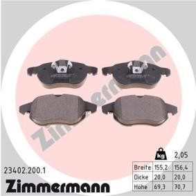 Comprar Juego de pastillas de freno de ZIMMERMANN 23402.200.1 a bajo precio de 41,11 €