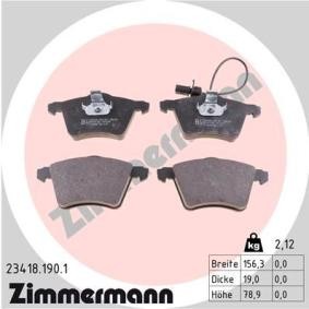 Comprar Juego de pastillas de freno de ZIMMERMANN 23418.190.1 a bajo precio de 50,75 €