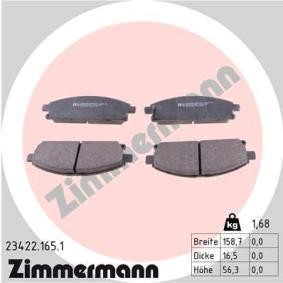Köp Bromsbelägg av ZIMMERMANN 23422.165.1 till det låga priset 464,96 kr