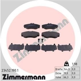 Köp Bromsbelägg av ZIMMERMANN 23452.190.1 till det låga priset 687,12 kr