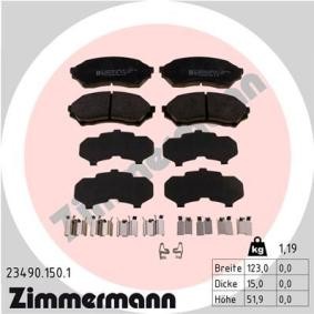 Acquista Kit pastiglie freni da ZIMMERMANN 23490.150.1 a buon mercato per soli 39,22 €