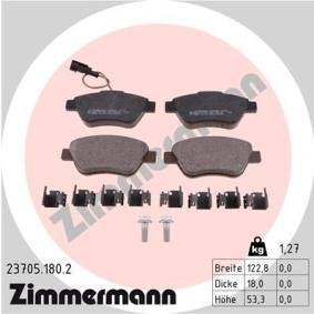 Comprar Juego de pastillas de freno de ZIMMERMANN 23705.180.2 a bajo precio de 36,67 €