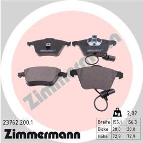 Köp Bromsbelägg av ZIMMERMANN 23762.200.1 till det låga priset 978,06 kr
