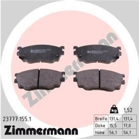 Köp Bromsbelägg av ZIMMERMANN 23777.155.1 till det låga priset 1952,79 kr