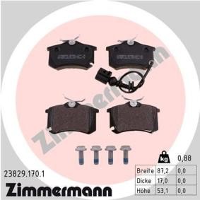Comprar Juego de pastillas de freno de ZIMMERMANN 23829.170.1 a bajo precio de 37,98 €