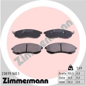 Comprar Juego de pastillas de freno de ZIMMERMANN 23879.160.1 a bajo precio de 39,13 €