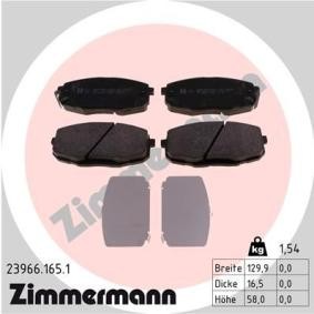 Comprar Juego de pastillas de freno de ZIMMERMANN 23966.165.1 a bajo precio de 40,12 €