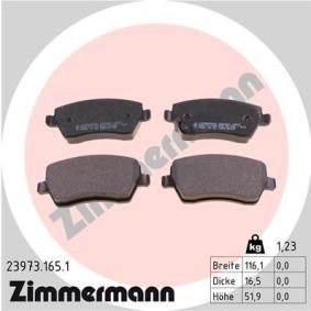 Comprar Juego de pastillas de freno de ZIMMERMANN 23973.165.1 a bajo precio de 52,61 €