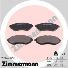 Comprar Juego de pastillas de freno de ZIMMERMANN 23974.175.1 a bajo precio de 38,90 €