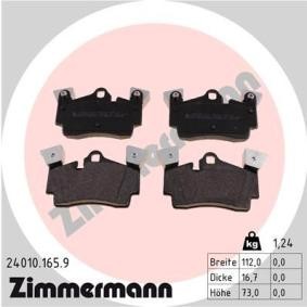 Comprar Juego de pastillas de freno de ZIMMERMANN 24010.165.9 a bajo precio de 110,44 €
