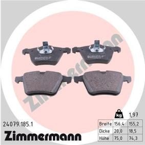 Comprar Juego de pastillas de freno de ZIMMERMANN 24079.185.1 a bajo precio de 169,66 €