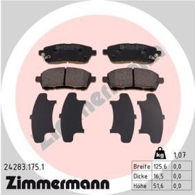 Comprar Juego de pastillas de freno de ZIMMERMANN 24283.175.1 a bajo precio de 54,03 €