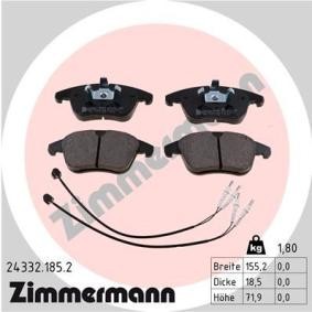 Comprar Juego de pastillas de freno de ZIMMERMANN 24332.185.2 a bajo precio de 60,45 €