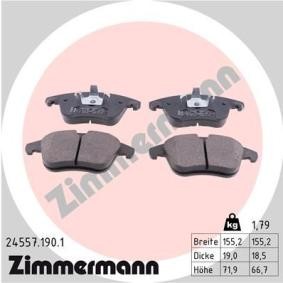 Comprar Juego de pastillas de freno de ZIMMERMANN 24557.190.1 a bajo precio de 52,80 €