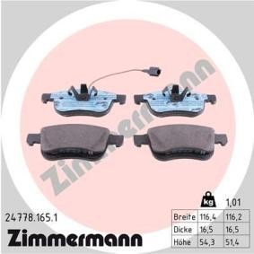 Comprar Juego de pastillas de freno de ZIMMERMANN 24778.165.1 a bajo precio de 54,98 €