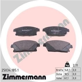 Acquista Kit pastiglie freni da ZIMMERMANN 25034.185.1 a buon mercato per soli 67,23 €