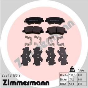 Köp Bromsbelägg av ZIMMERMANN 25348.180.2 till det låga priset 744,39 kr