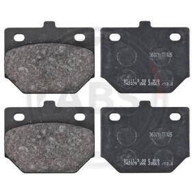 Osta Jarrupalat, levyjarru A.B.S.:llä 36371 edullisesti hintaan 12,76 €