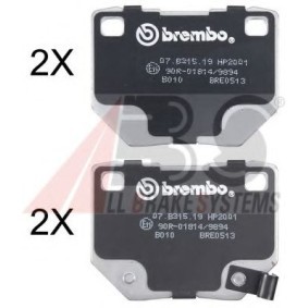 Köp Bromsbelägg av A.B.S. 36719S till det låga priset 1113,82 kr