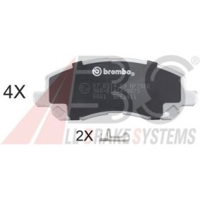 Köp Bromsbelägg av A.B.S. 37202S till det låga priset 1233,51 kr