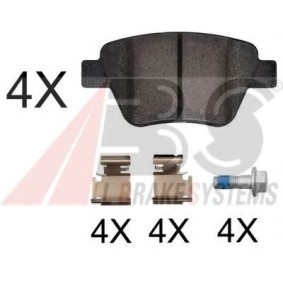 Köp Bromsbelägg av A.B.S. 37784 OE till det låga priset 610,26 kr