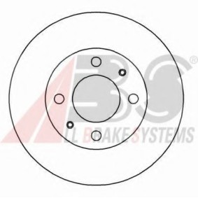 Acquista Disco freno da A.B.S. 16271 OE a buon mercato per soli 34,92 €