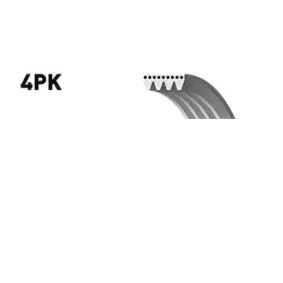Keilrippenriemen 4PK970 MITSUBISHI GALLOPER von GATES