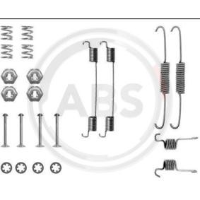 Compre Kit de accesorios de las zapatas de freno de A.B.S. online para Fiesta Mk3 Courier (F3L, F5L) a precios moderados