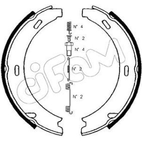 Comprar Zapata de freno de mano de CIFAM 153-234K a bajo precio de 34,53 €