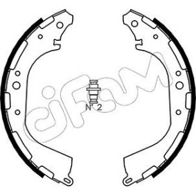 Comprar Juego de zapatas de frenos de CIFAM 153-282 a bajo precio de 58,97 €