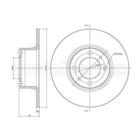 Comprar Disco de freno de CIFAM 800-043 a bajo precio de 23,50 €