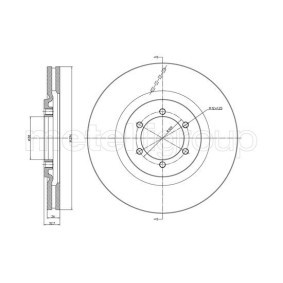 Comprar Disco de freno de CIFAM 800-1033C a bajo precio de 61,12 €