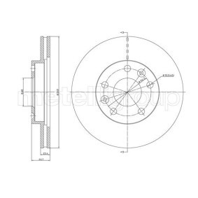 Bremsscheibe von CIFAM